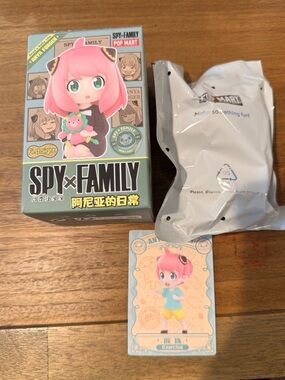 SPY×FAMILY Anya Pop Mart Pink Vinyl Figure – Collectible Character Toy